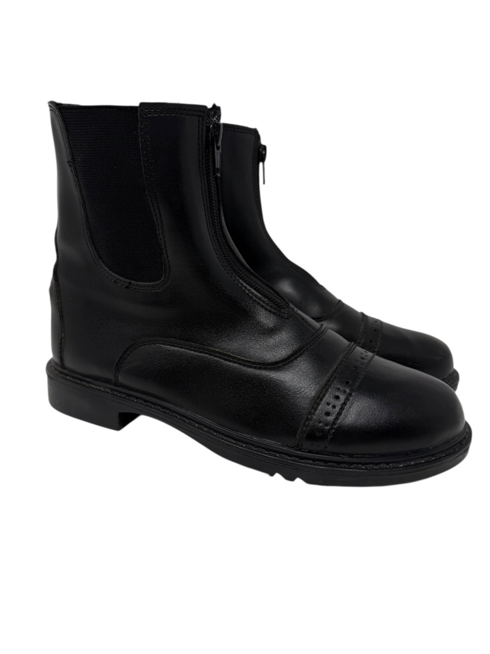 Tuffrider Starter Front Zip Paddock Black Boots